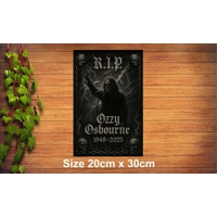 Ozzy Osbourne Metal Sign
