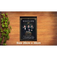 Westlife Metal Sign