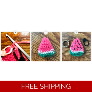 Mini Watermelon Slice PDF Pattern