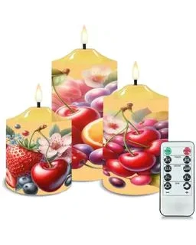 Berry Abundant set of 3 Flameless candles Berry Abundant set of 3 Flameless candles