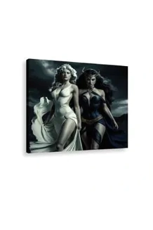 Aphrodite and Lilith Canvas Prints Wall Art