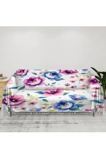 Boho Floral Sofa Couch Covers Blanket Housewares