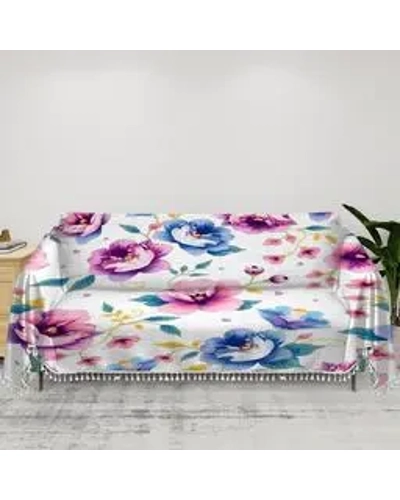 Boho Floral Sofa Couch Covers Blanket Housewares