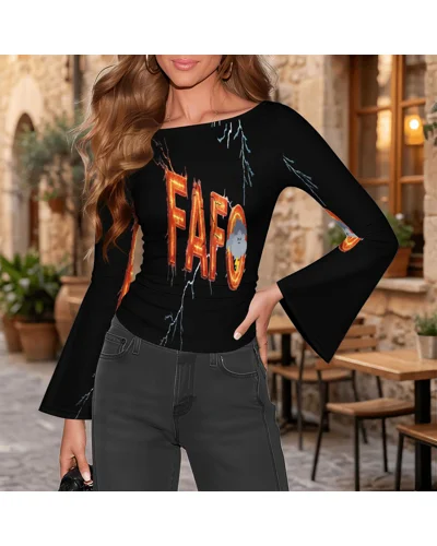 FAFO STORM IS HERE BLOUSE