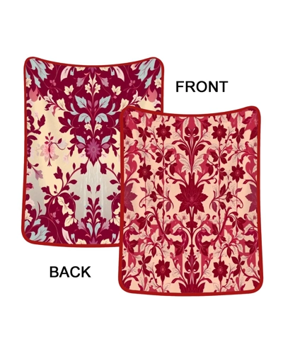 Burluxe Reversible Flannel Throw Blanket Burluxe Reversible Flannel Throw Blanket