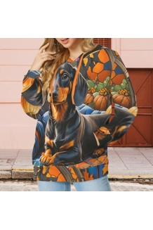 Halloweenie Ladies Hoodie Halloweenie Ladies Hoodie