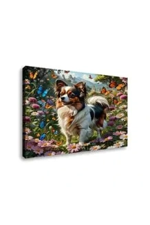 Precious Floral Papillion Canvas Prints Wall Art.. Precious Floral Papillion Canvas Prints Wall Art..