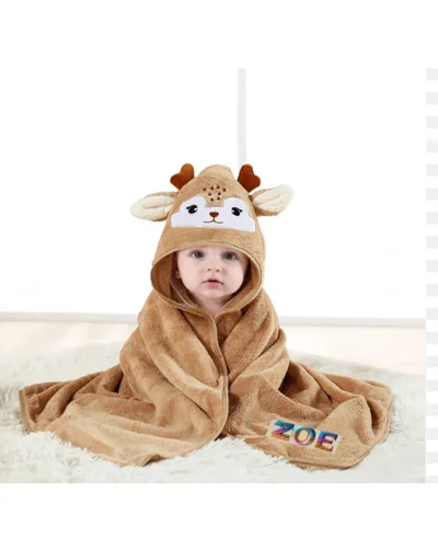 Oh Deer Infant Toddler Bath Buddy Wrap