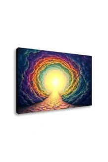 Portal to Abundance High Vibz 36x24 Wall Art