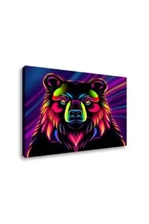 Prismastic Y2K Bear Wall Art 24x16 Prismastic Y2K Bear Wall Art 24x16