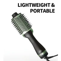 Lwbloom Avocado 3D Power 2000W Hot Air Brush – Keratin Infused, 3D Styling Pro for Smooth