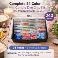 Candle Makers Color Dye Chips 240 pieces