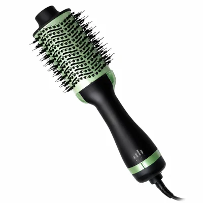 Lwbloom Avocado 3D Power 2000W Hot Air Brush – Keratin Infused, 3D Styling Pro for Smooth