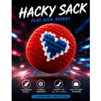 Lwbloom Handmade Crochet Hacky Sack Ball