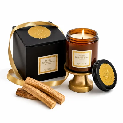 Lwbloom Smoke Between Stars Palo Santo Scented Candle Gift..