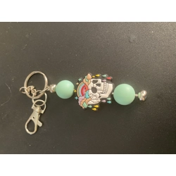 Teal keychain