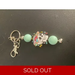 Teal keychain