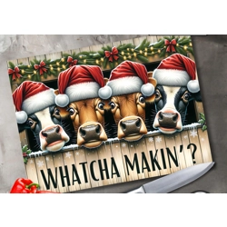 Santa cows