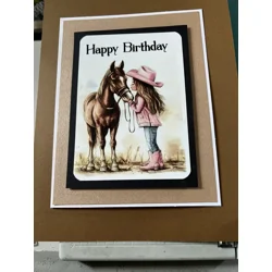 Horse/girl Birthday