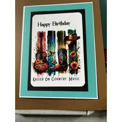 Raised on country Music Birthday