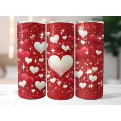 Red and white Hearts