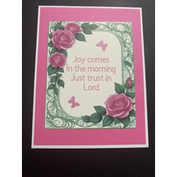 Just trust in the Lord