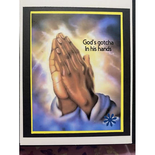 product Image for God’s gotcha in his hands