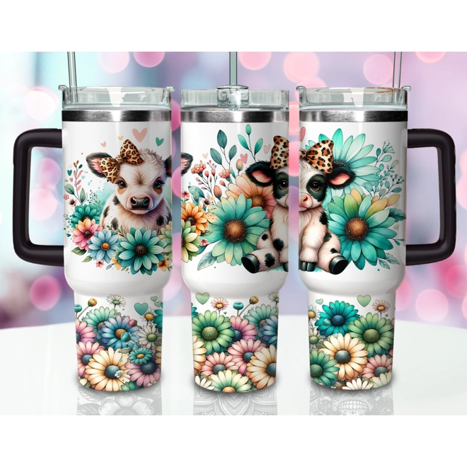 product Image for Cow /Flowers