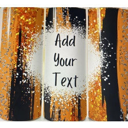 Orange and black customizable