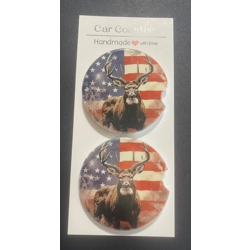 Deer/flag