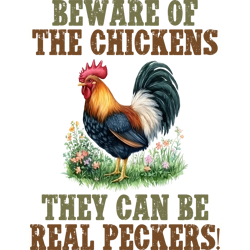 Beware of Chickens towel