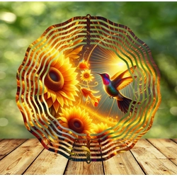 Sunflower/Hummingbird