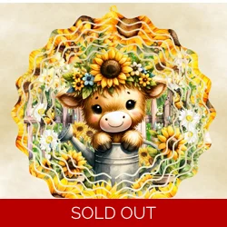 Sunflower /highland cow