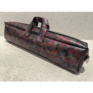 Metallic Blue & Pink Floral - B Foot