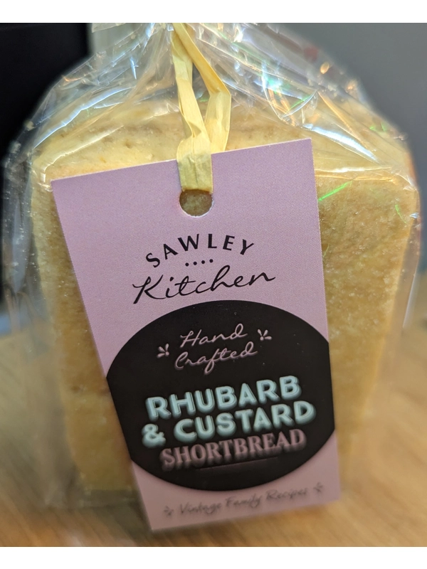 Rhubarb & Custard Shortbread