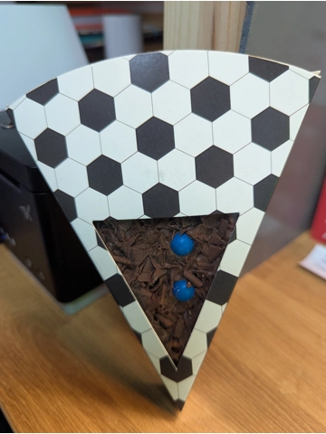 Football Pizza Slice