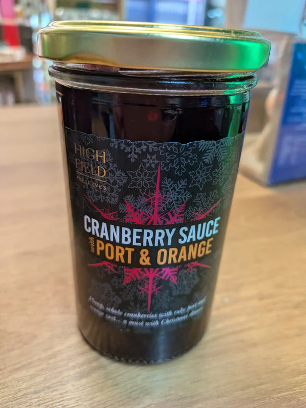 Cranberry Sauce Port & Orange