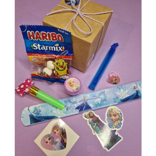 Party Bag in a Box (FROZEN) | Pre-filled Kids Birthday Favours | Ready Made Party Bags