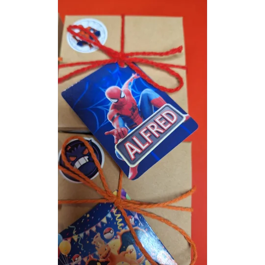 Party Bag in a Box (SPIDERMAN) | Pre-filled Kids Birthday Favours | Ready Made Party Bags