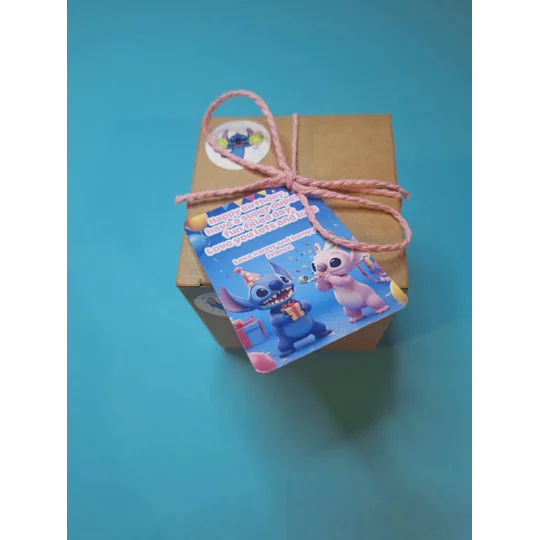 Party Bag in a Box (STITCH) | Pre-filled Kids Birthday Favours | Ready Made Party Bags