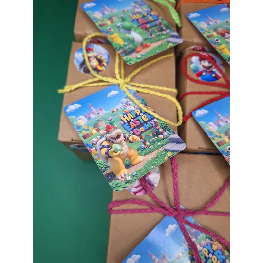 Party Bag in a Box (SUPER MARIO) | Pre-filled Kids Birthday Favours | Ready Made Party Bags