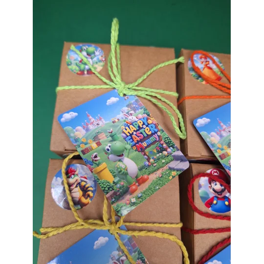 Party Bag in a Box (SUPER MARIO) | Pre-filled Kids Birthday Favours | Ready Made Party Bags