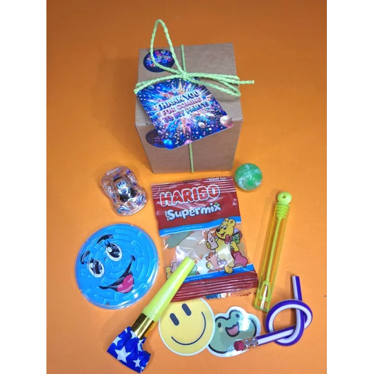 Party Bag in a Box-All occasions | Pre-filled Kids Birthday Favours | Ready Made Party Bags | Unisex