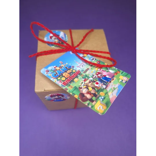 Party Bag in a Box (SUPER MARIO) | Pre-filled Kids Birthday Favours | Ready Made Party Bags