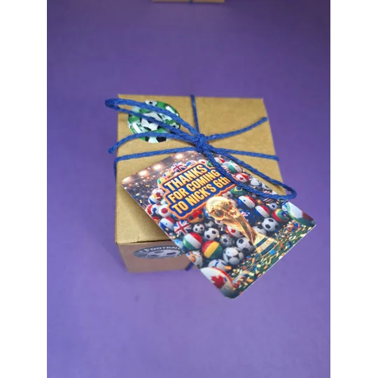 Party Bag in a Box (FOOTBALL) | Pre-filled Kids Birthday Favours | Ready Made Party Bags