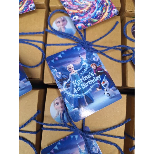 Party Bag in a Box (FROZEN) | Pre-filled Kids Birthday Favours | Ready Made Party Bags