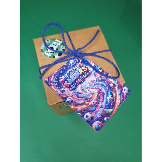 Party Bag in a Box (FOOTBALL) | Pre-filled Kids Birthday Favours | Ready Made Party Bags