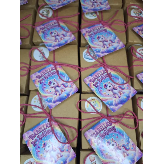 Party Bag in a Box (UNICORN) | Pre-filled Kids Birthday Favours | Ready Made Party Bags