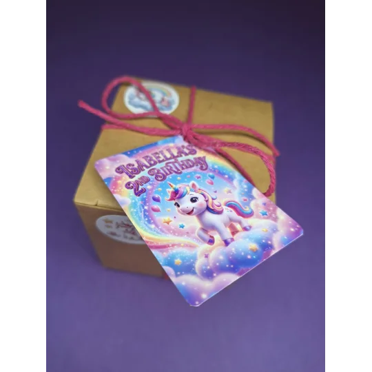 Party Bag in a Box (UNICORN) | Pre-filled Kids Birthday Favours | Ready Made Party Bags