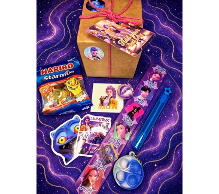 Party Bag in a Box (KPOP DEMON HUNTERS) | Pre-filled Kids Birthday Favours | Ready Made Party Bags